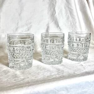 Bohemia Czech Crystal "Brittany" Whiskey tumbler "SET of 3"